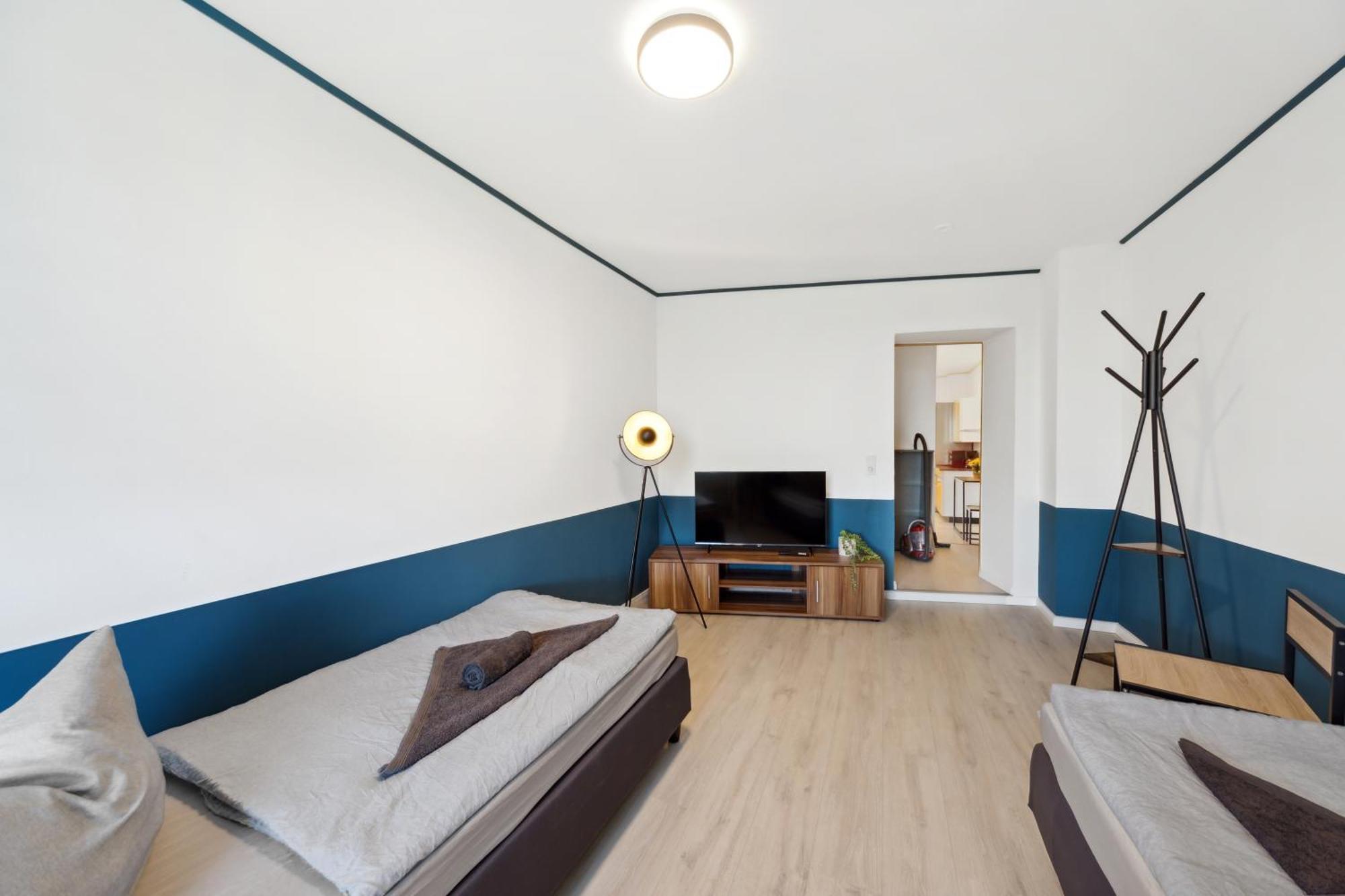 Wohnung Stadtrand, 4 Personen, Nahe Bahnhof Und See 할버슈타트 외부 사진