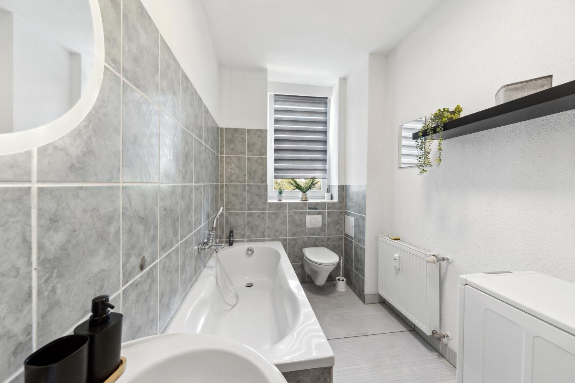 Wohnung Stadtrand, 4 Personen, Nahe Bahnhof Und See 할버슈타트 외부 사진