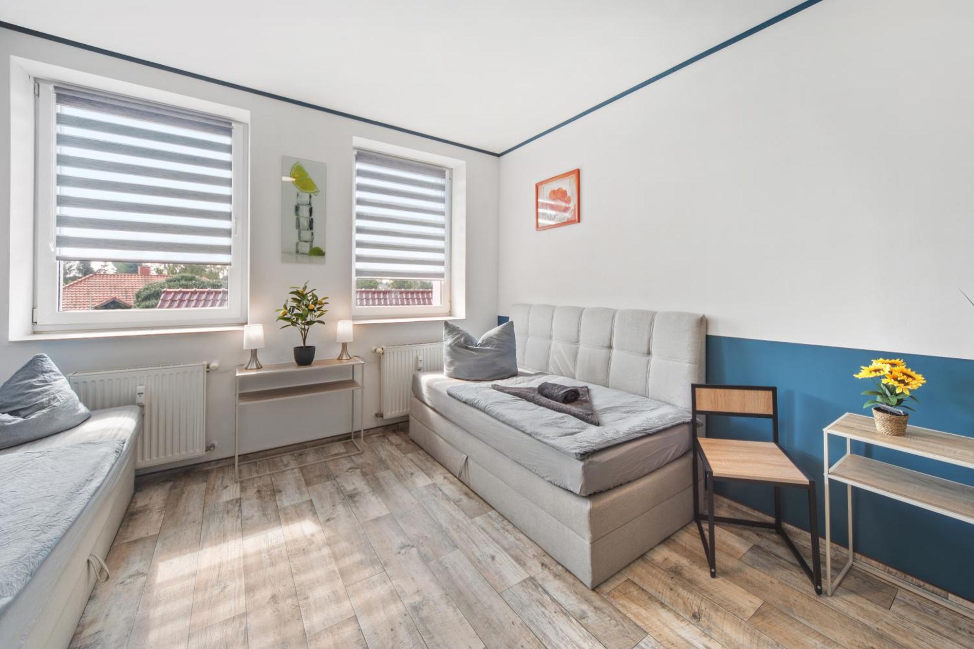 Wohnung Stadtrand, 4 Personen, Nahe Bahnhof Und See 할버슈타트 외부 사진